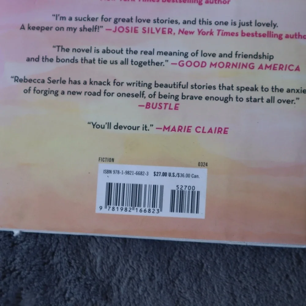 Expiration Dates Rebecca Serle 2024 Romance Novel Hardcover w/ Dust Jacket